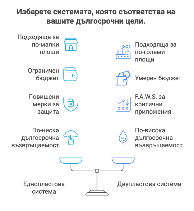 Изборът между еднопластова и двупластова PVC система